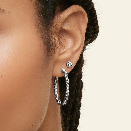 1.00 CTTW EARTH MINED NATURAL DIAMOND STUD EARRINGS