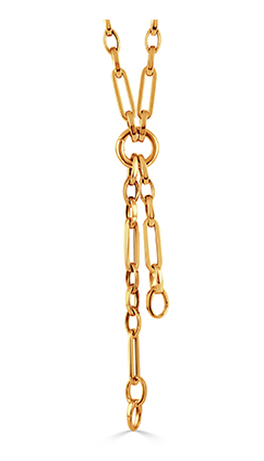 14K YELLOW GOLD PAPERCLIP CHAIN