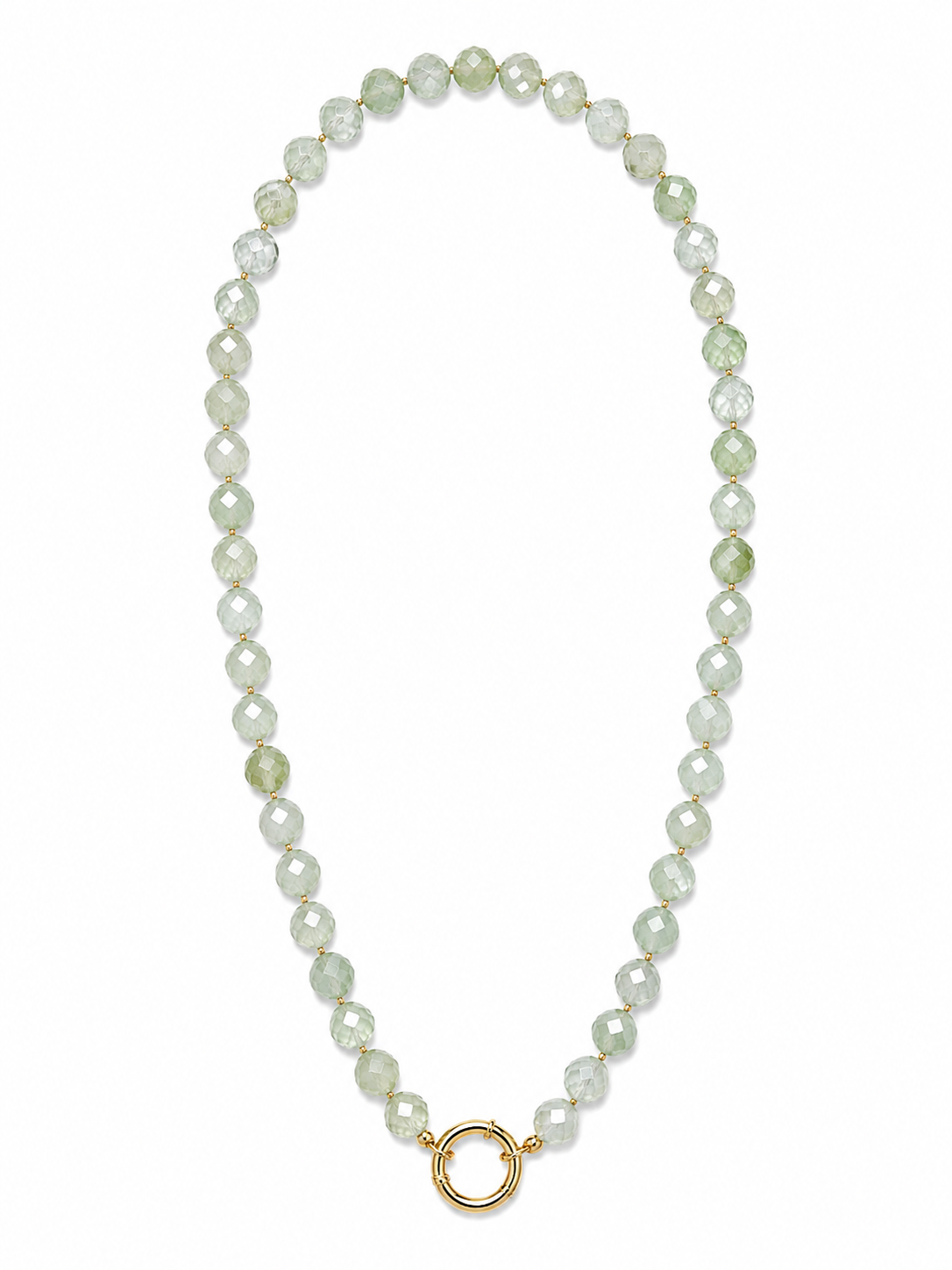 SERPENTINE BEADED CHARM NECKLACE