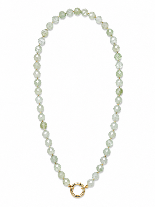 SERPENTINE BEADED CHARM NECKLACE