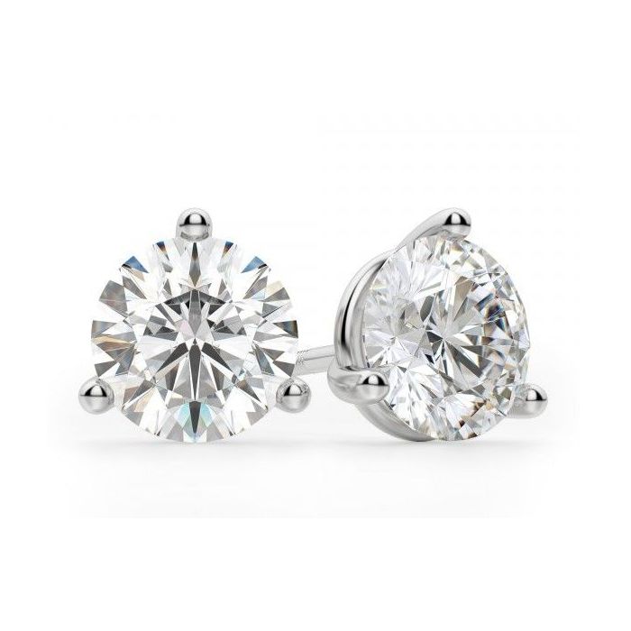2.00CTTW EARTH MINED DIAMOND STUDS