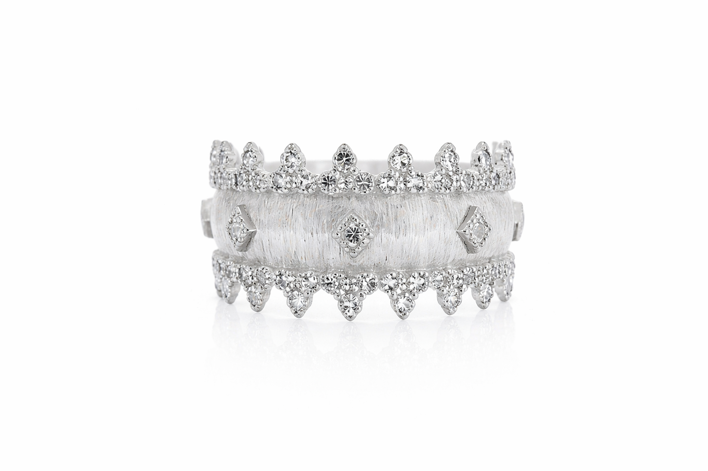 STERLING SILVER MOROCCAN TRIO BAND