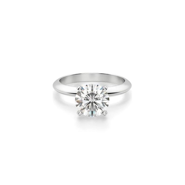 3.01CT ROUND BRILLIANT CUT DIAMOND ENGAGEMENT RING