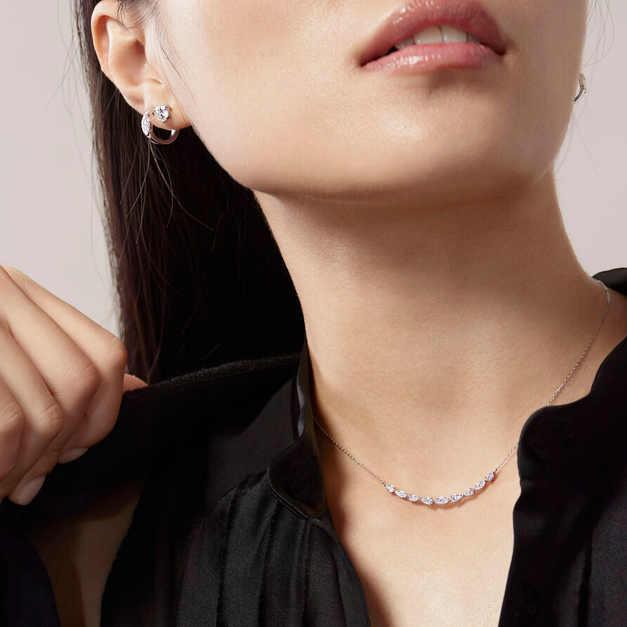 HEARTS ON FIRE AERIAL DEWDROP PENDANT