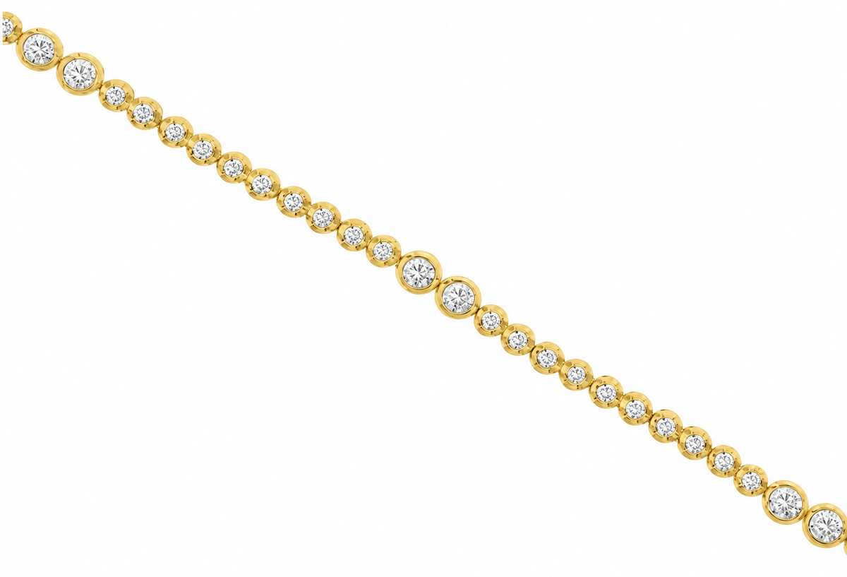 1.35CTW NATURAL EARTH MINED DIAMOND TENNIS BRACELET