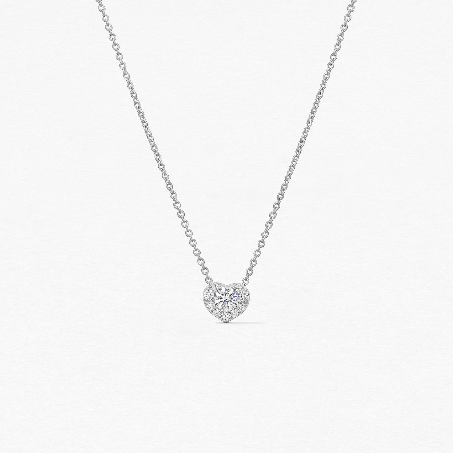 HEARTS ON FIRE  FULFILLMENT HEART DIAMOND PENDANT .44CTTW