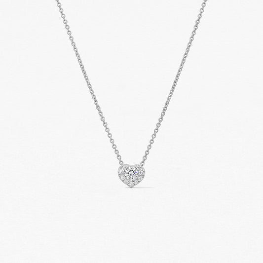 HEARTS ON FIRE  FULFILLMENT HEART DIAMOND PENDANT .44CTTW