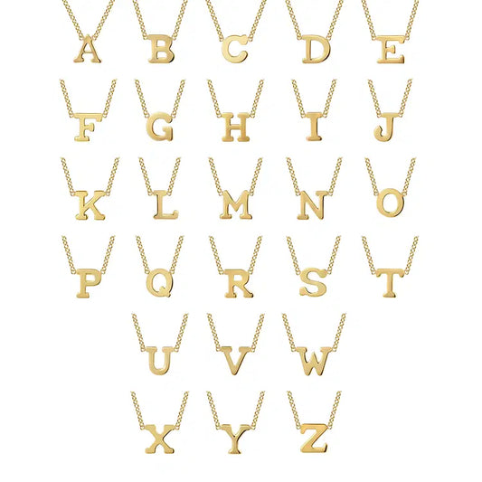 GABRIEL & CO 14K YELLOW GOLD INITIAL PENDANT