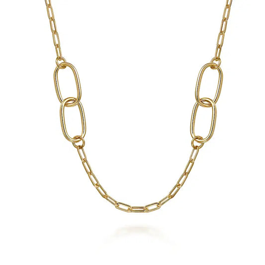 GABRIEL & CO 14K YELLOW GOLD NECKLACE