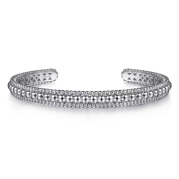 GABRIEL & CO STERLING SILVER BUJUKAN BANGLE