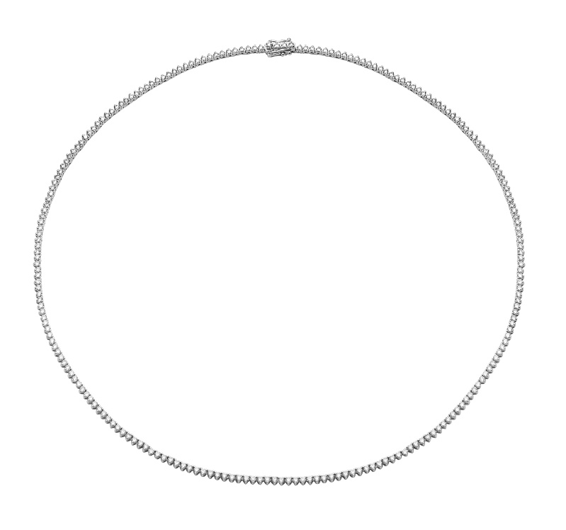 3.45CTW DIAMOND TENNIS NECKLACE