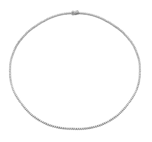 3.45CTW DIAMOND TENNIS NECKLACE