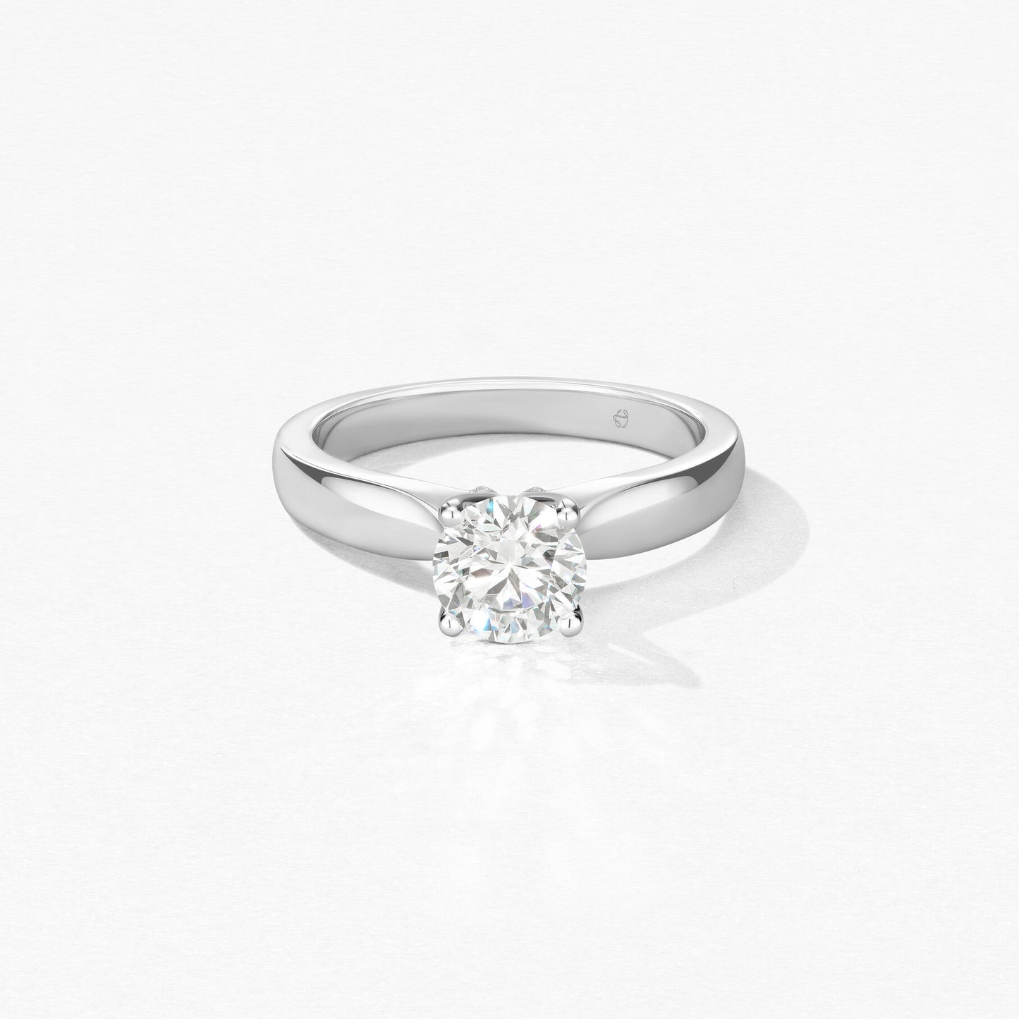 HEARTS ON FIRE 1.23 CT ROUND BRILLIANT NATURAL EARTH MINED DIAMOND ENGAGEMENT RING