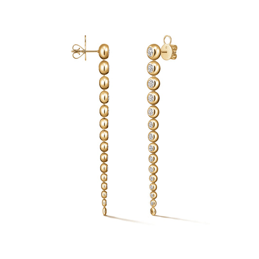 HEARTS ON FIRE 'DREAM' CONVERTIBLE CIRCLE BEZEL SET DIAMOND EARRINGS