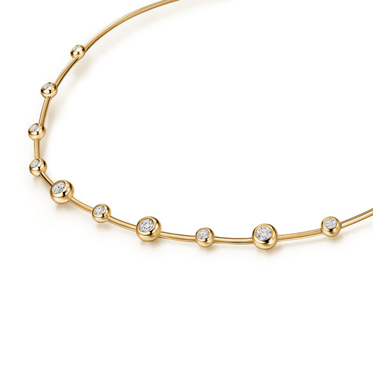 HEARTS ON FIRE 'DREAM' FLOATING DIAMOND CHOKER
