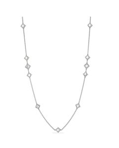 JUDITH RIPKA MOTHER OF PEARL STATION NECKLACE