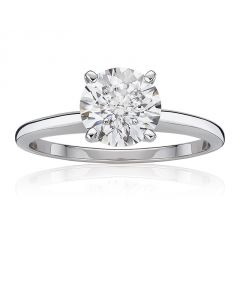 1.87 CT ROUND BRILLIANT NATURAL EARTH MINED DIAMOND ENGAGEMENT RING