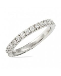 ROUND DIAMOND ETERNITY BAND TOTALING .65 CTTW