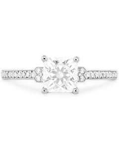 Hearts On Fire Deco Chic Milgrain Engagement Ring