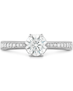 Hearts On Fire Signature 6 Prong Engagement Ring