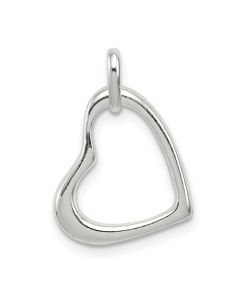 STERLING SILVER OPEN HEART NECKLACE