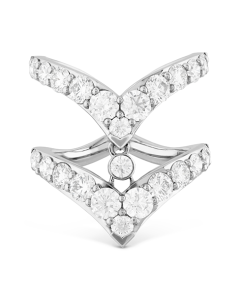 Hearts On Fire Triplicity Double Pointed Ring