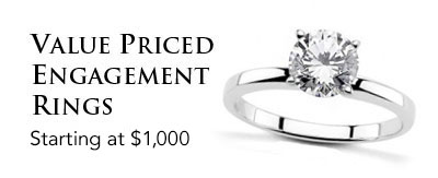 Value Priced Engagement Rings